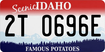 ID license plate 2T0696E