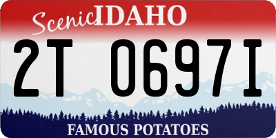 ID license plate 2T0697I