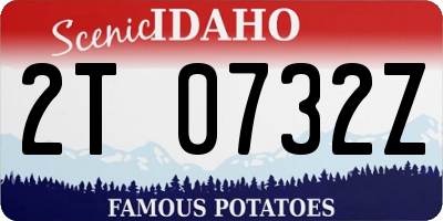 ID license plate 2T0732Z