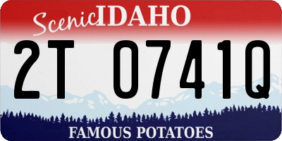 ID license plate 2T0741Q