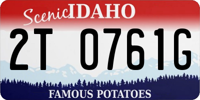 ID license plate 2T0761G