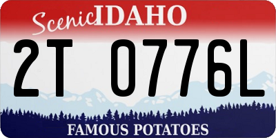 ID license plate 2T0776L