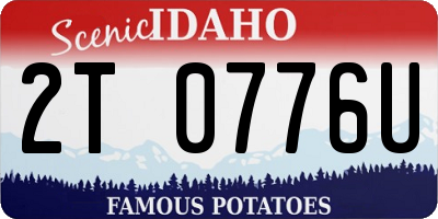 ID license plate 2T0776U