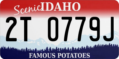 ID license plate 2T0779J