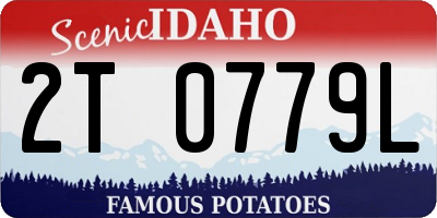 ID license plate 2T0779L