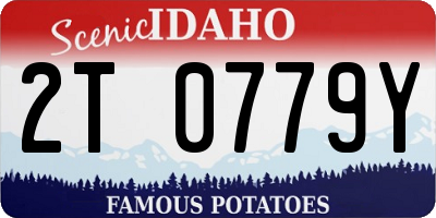 ID license plate 2T0779Y