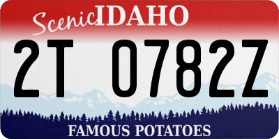 ID license plate 2T0782Z