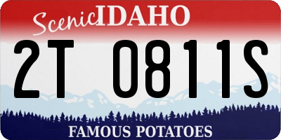 ID license plate 2T0811S