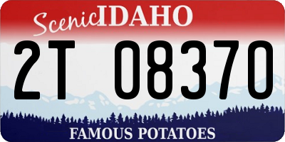 ID license plate 2T0837O