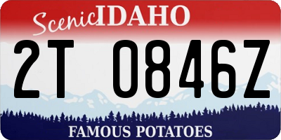 ID license plate 2T0846Z