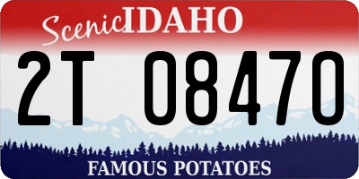 ID license plate 2T0847O