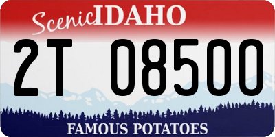 ID license plate 2T0850O