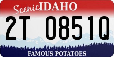 ID license plate 2T0851Q