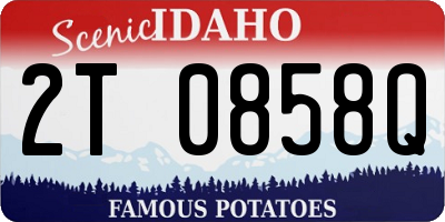 ID license plate 2T0858Q