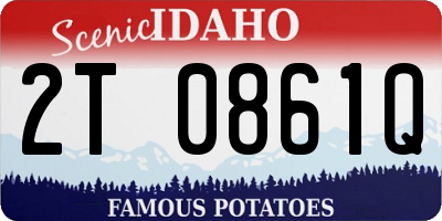ID license plate 2T0861Q