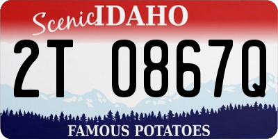 ID license plate 2T0867Q