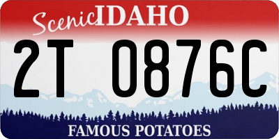 ID license plate 2T0876C