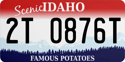 ID license plate 2T0876T