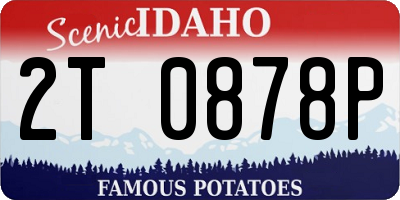 ID license plate 2T0878P