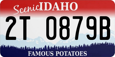 ID license plate 2T0879B