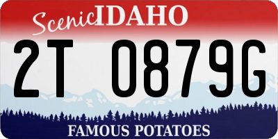 ID license plate 2T0879G