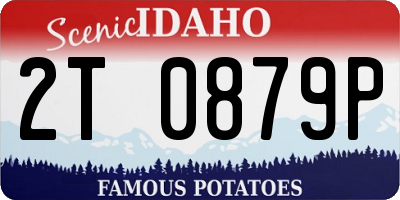 ID license plate 2T0879P
