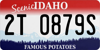 ID license plate 2T0879S