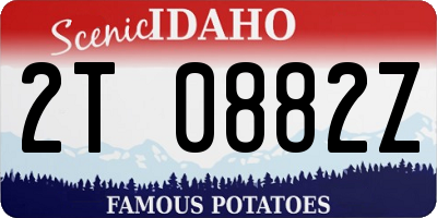 ID license plate 2T0882Z