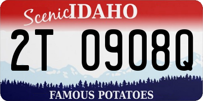 ID license plate 2T0908Q