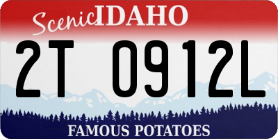 ID license plate 2T0912L