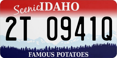 ID license plate 2T0941Q