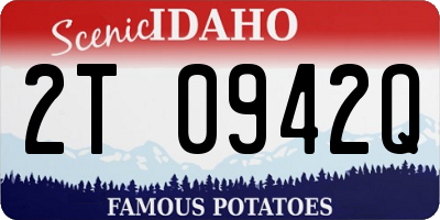 ID license plate 2T0942Q