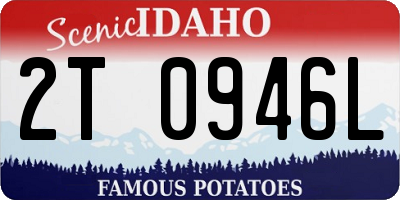 ID license plate 2T0946L
