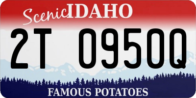 ID license plate 2T0950Q