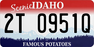 ID license plate 2T0951Q