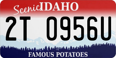 ID license plate 2T0956U