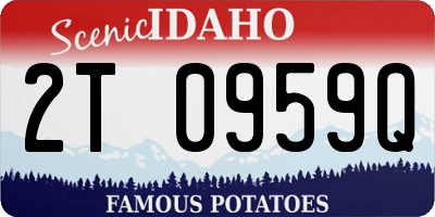 ID license plate 2T0959Q