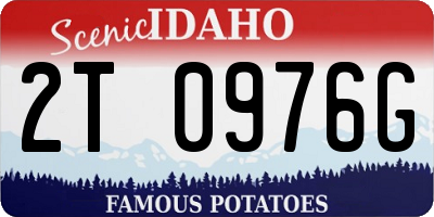 ID license plate 2T0976G