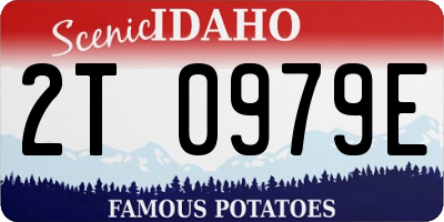 ID license plate 2T0979E