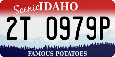 ID license plate 2T0979P