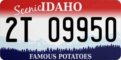 ID license plate 2T0995O