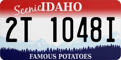 ID license plate 2T1048I