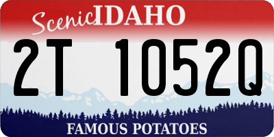 ID license plate 2T1052Q