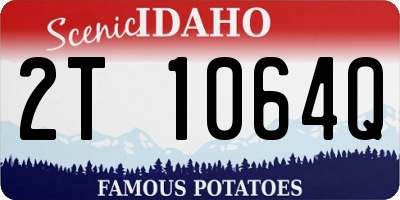 ID license plate 2T1064Q