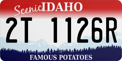 ID license plate 2T1126R