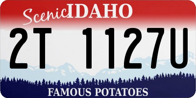 ID license plate 2T1127U