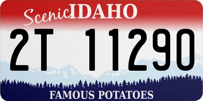 ID license plate 2T1129O