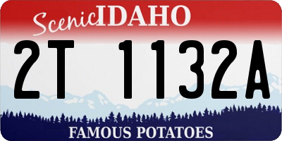 ID license plate 2T1132A