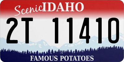 ID license plate 2T1141O