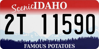 ID license plate 2T1159O